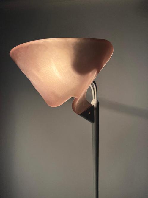 Relco Italy vloerlamp met Murano glas kap, Huis en Inrichting, Lampen | Vloerlampen, Zo goed als nieuw, 150 tot 200 cm, Glas, Metaal