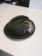 Vintage Jachthoed / Loden Hoed - Maat 55-56, Ophalen of Verzenden, Gedragen, Hoed