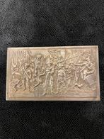 Luciferdooos houder verzilverd, Ophalen of Verzenden