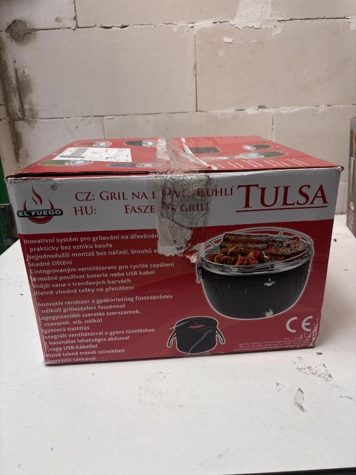 El Fuego Tulsa Tafelbarbecue – Nieuw in Doos – €49,95, Tuin en Terras, Houtskoolbarbecues, Nieuw, Ophalen