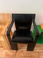 Gijs Bakker strip chair zwart, Huis en Inrichting, Ophalen, Zo goed als nieuw, Hout, 50 tot 75 cm