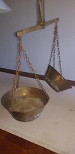 Weegschaal koper (hangend), Ophalen of Verzenden, Koper