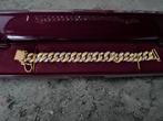 916/22k Gouden Bicolor Armband 25,4gr 18cm, Sieraden, Tassen en Uiterlijk, Ophalen of Verzenden, Nieuw, Overige kleuren, Goud
