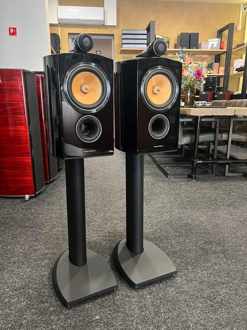 Bowers & Wilkins 805D2 + Stands, Audio, Tv en Foto, Luidsprekers, Zo goed als nieuw, Front, Rear of Stereo speakers, 120 watt of meer