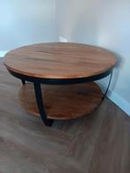 Mango hout salontafel, Ophalen, 50 tot 100 cm, Rond, 50 tot 100 cm