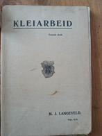 Kleiarbeid, door M.J. Langeveld, 2de druk (1908), Antiek en Kunst, Ophalen of Verzenden, M.J. Langeveld