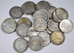 Partij van totaal 24 zilveren munten. Zilver 720/1000., Koningin Juliana, Setje, Zilver, Ophalen of Verzenden