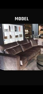Nieuwe luxe hoekbank (4 x 2,45m) + gratis zwevend tv-meubel, Huis en Inrichting, Banken | Bankstellen, Ophalen, Nieuw, Vierpersoons of meer