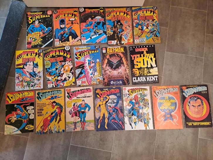 17 Superman strips vintage, jaren 80 en 90, Boeken, Strips | Comics, Gelezen, Meerdere comics, Amerika, Ophalen of Verzenden