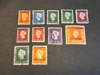 Indonesie 1948-1949 Hulpuitgifte NVPH nr 351-361 gestempeld, Verzenden, Gestempeld, Nederlands-Indië
