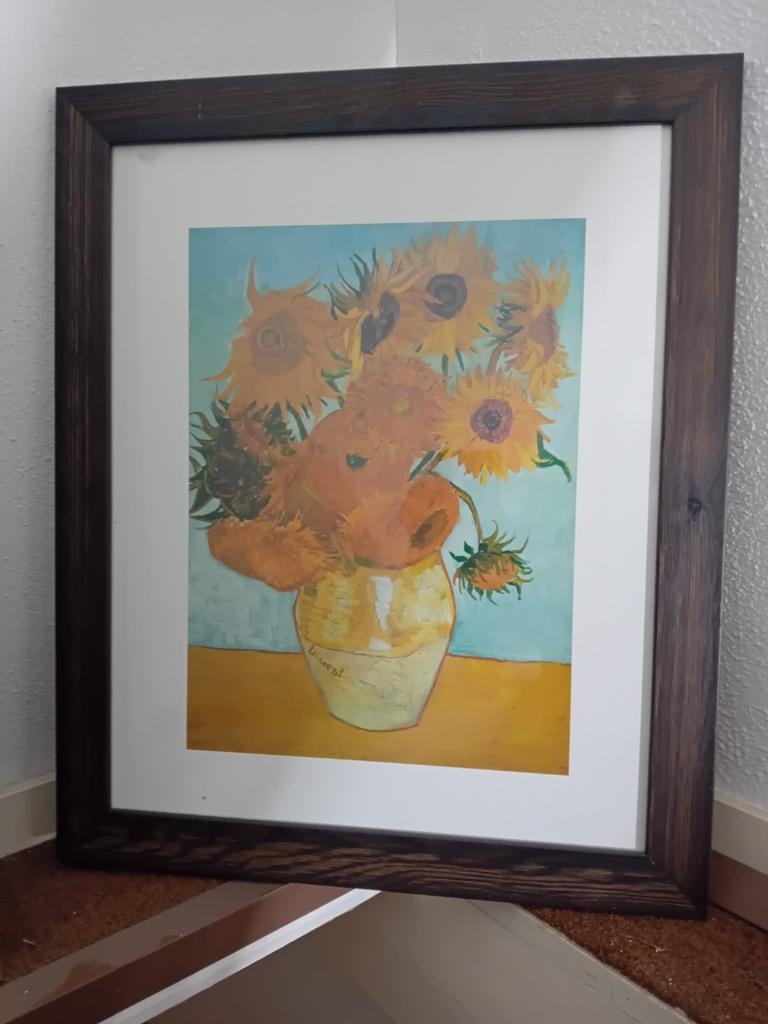 Zonnebloemen van Vincent van Gogh, Ophalen of Verzenden