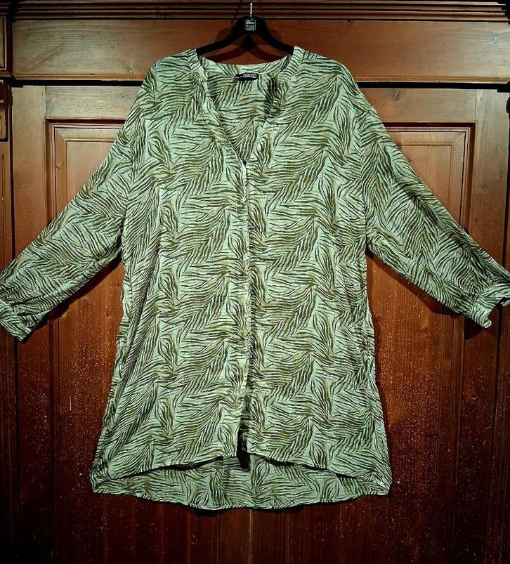 mooi lang tuniek groen Norah 46, Kleding | Dames, Blouses en Tunieken, Zo goed als nieuw, Maat 46/48 (XL) of groter, Groen, Ophalen of Verzenden