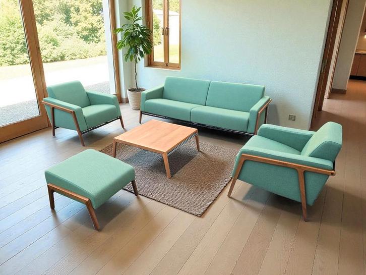 Harvink Splinter complete zithoek - 3 zits bank - fauteuils, Huis en Inrichting, Complete eetkamers, Zo goed als nieuw, Ophalen of Verzenden