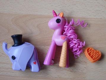 Mini Lala-Oopsies Horse Hazelnut en olifantje beschikbaar voor biedingen