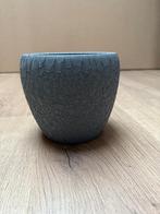 Grijze bloempot ø15 Mica Decorations, Ophalen, Rond, Binnen, Zo goed als nieuw