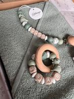 Handgemaakt Speenkoord & Bijtring met Naam Kraamcadeau, Kinderen en Baby's, Speelgoed | Babyspeelgoed, Ophalen of Verzenden, Nieuw