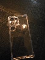 S25 ultra hoesje. Achterzijde glas. Zijkanten plastic nieuw., Ophalen of Verzenden, Zo goed als nieuw