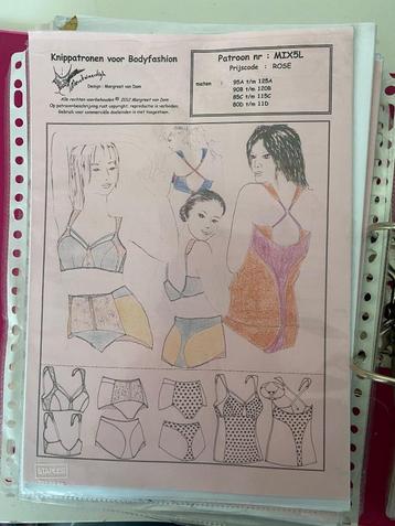 Naaipatronen lingerie merckwaerdigh beschikbaar voor biedingen