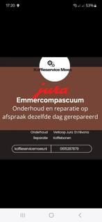 Jura onderhoud Emmercompascum voordelig met garantie, 10 kopjes of meer, Ophalen of Verzenden, Nieuw, Koffiemachine