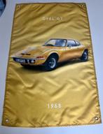 OPEL GT BANNER 60X90 CM MET BEVESTIGGINGS OGEN ZELDZAAM!!, Auto diversen, Wieldoppen, Ophalen of Verzenden, Nieuw