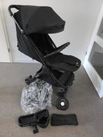 Easywalker Jacky zwart met regenhoes, foodtray en stuurtje, Ophalen, Gebruikt, Overige merken, Verstelbare rugleuning
