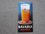 BAVARIA BIER EMAILLE RECLAMEBORD, Ophalen, Zo goed als nieuw, Reclamebord, Plaat of Schild, Bavaria