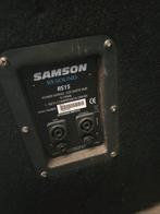 Samson rs15 speakers, Ophalen, Gebruikt, 120 watt of meer, Overige merken