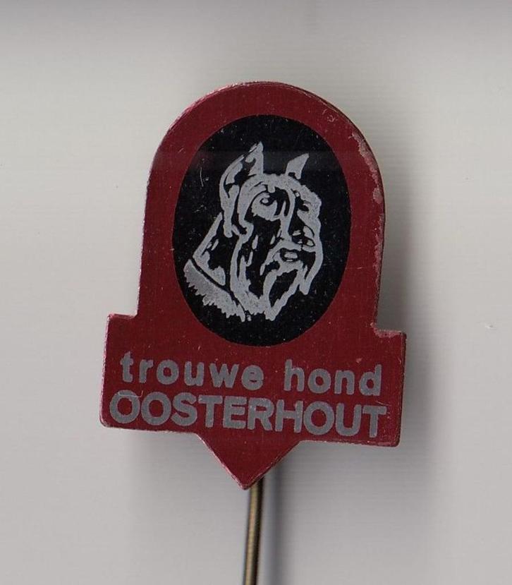 Oosterhout Trouwe Hond speldje, Verzamelen, Speldjes, Pins en Buttons, Gebruikt, Speldje of Pin, Overige onderwerpen, Ophalen of Verzenden