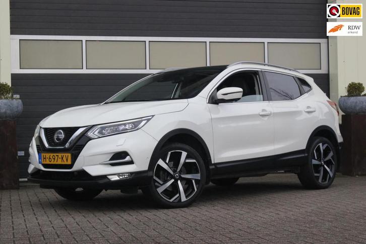 Nissan Qashqai 1.3 DIG-T Tekna + | Trekhaak | 360 Camera |, Auto's, Nissan, Bedrijf, Te koop, Qashqai, 360° camera, ABS, Adaptive Cruise Control