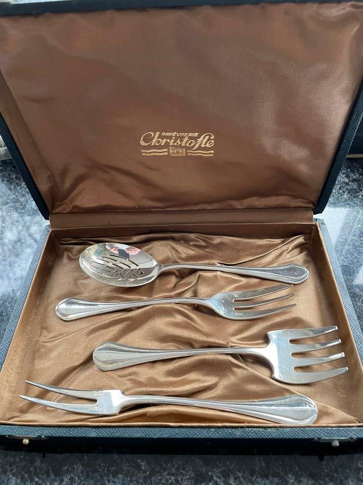Christofle Printania serveerbestek, Antiek en Kunst, Antiek | Bestek, Ophalen of Verzenden