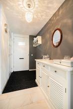 Witte kast met 3 deuren en lades, Huis en Inrichting, Ophalen, Gebruikt, 150 tot 200 cm, Minder dan 100 cm