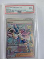 Pokemon Miriam Special Illustration Rare PSA 9, Ophalen of Verzenden, Zo goed als nieuw, Losse kaart, Foil