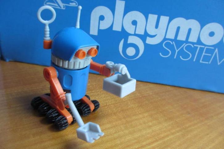 ruimte playmospace 3318x oranje blauw robot 100% zeldzaam, Kinderen en Baby's, Speelgoed | Playmobil, Zo goed als nieuw, Ophalen of Verzenden