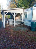 Stacaravan met veranda op De Flaasbloem in chaam, Ophalen of Verzenden, Gebruikt, Veranda