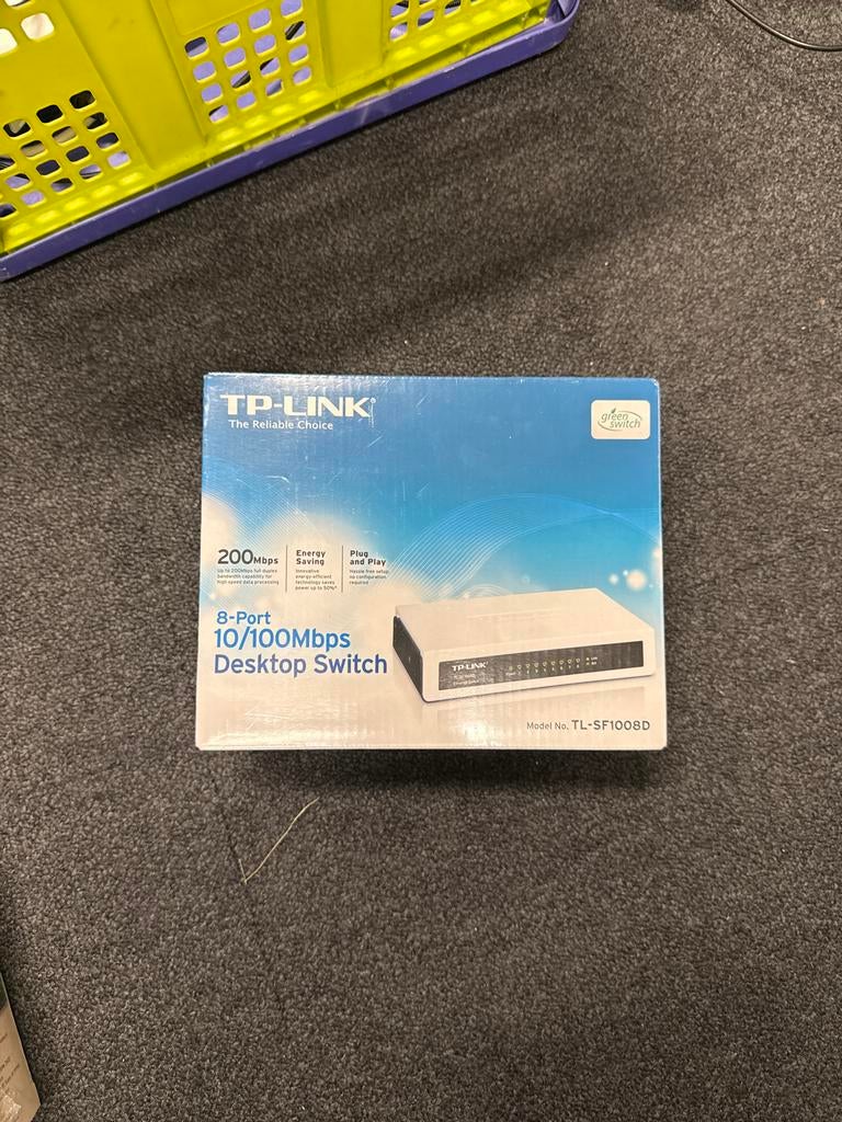 TP-Link 8-Port Switch - Nieuw in Seal, Ophalen of Verzenden, Nieuw
