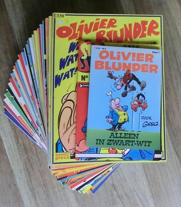28 stripboeken uit de reeks van Olivier Blunder beschikbaar voor biedingen