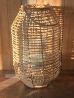 Rotan Lantaarn met Glas, Ophalen of Verzenden
