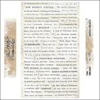 Tim Holtz Idea-ology Clippings Sticker Sheet X-Mas #93754/3, Verzenden, Nieuw, Versiering of Embellishment, Overige merken