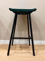 Finn barkruk (x2) velvet 70 cm groen ZGAN, Huis en Inrichting, Barkrukken, Ophalen, 60 tot 90 cm, Zo goed als nieuw, 1 kruk