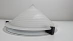 Ikea Ters pyramide plafondlamp glas vintage, Ophalen of Verzenden, Zo goed als nieuw, Glas