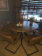 8 Gebruikte Eetkamerstoelen met Gebruiksporen, Ophalen of Verzenden