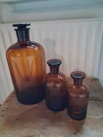 Antieke Apothekersflessen Set, Antiek en Kunst, Antiek | Glas en Kristal, Ophalen of Verzenden