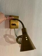 Vintage Gouden Wandlamp, Ophalen of Verzenden, Gebruikt, Metaal