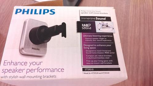 Philips Luidsprekerbeugels voor wandmontage STS9510/00, Audio, Tv en Foto, Luidsprekers, Zo goed als nieuw, Minder dan 60 watt