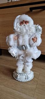 Witte Kerstman met geluid, Ophalen of Verzenden, Zo goed als nieuw