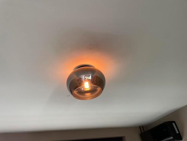 plafondlamp, Huis en Inrichting, Lampen | Spots, Zo goed als nieuw, Metaal of Aluminium, Ophalen of Verzenden