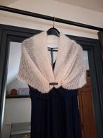 Handgemaakte stola offwhite van 75 % mohair en 25 % zijde, Ophalen of Verzenden, Zo goed als nieuw, Wit, Accessoires