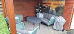 Intratuin Loungeset mintgroen, Tuin en Terras, Tuinsets en Loungesets, Ophalen, 4 zitplaatsen, Aluminium, Zo goed als nieuw