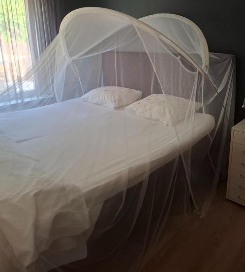 Klamboe Dbug 2 persoons WIT zonder boren te bevestigen, Huis en Inrichting, Slaapkamer | Beddengoed, Gebruikt, Overige typen, Tweepersoons