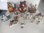 Kerstdorp, huisjes en decoratie., Ophalen of Verzenden, Zo goed als nieuw